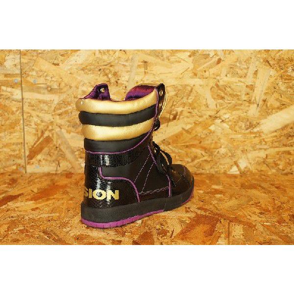 VISION：ヴィジョン 【M.L.K. LACE UP】 MCR-260 ●BLK/PPL/GLD 23cm-25cm |  | 02