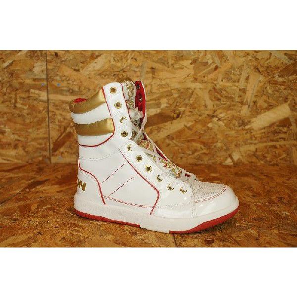 VISION：ヴィジョン 【M.L.K. LACE UP】 MCR-260 ●WHT/RED/GLD 23cm-25cm |  | 01