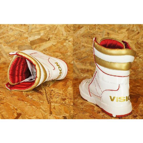 VISION：ヴィジョン 【M.L.K. LACE UP】 MCR-260 ●WHT/RED/GLD 23cm-25cm |  | 02