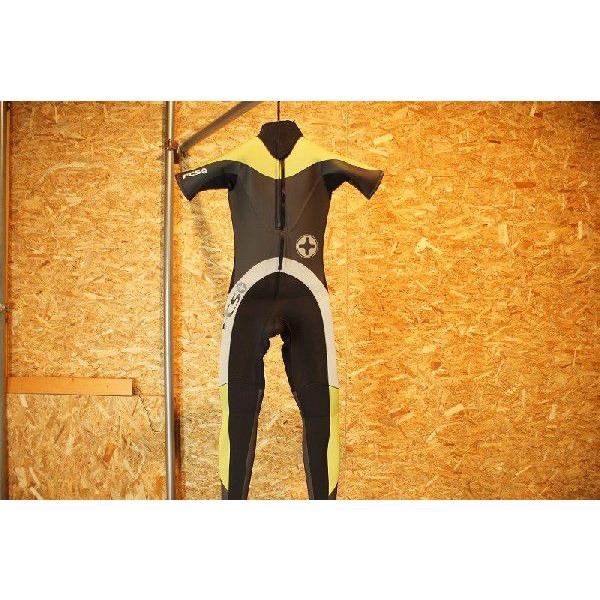 FCS：エフシーエス 【ショートスリーブ スチーマー】 シーガル BK/GN ★メンズ・ウェットスーツ |  | 01