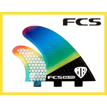 FCS：エフシーエス 【M.R TFX】 ショート用フィン TRI FIN SET Rainbow | 