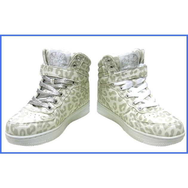 CHEER：チアー スニーカー●ホワイトレオパード 21cm-25cm |  | 01