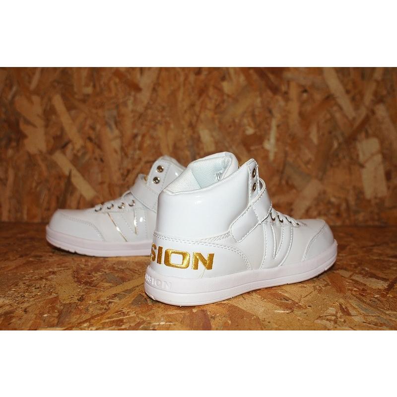 VISION：ヴィジョン 【BROOKLYNE KID'S 021】 VKO-501 ●ホワイト | VISION STREET WEAR | 02