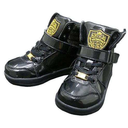VISION：ヴィジョン 【M.L.K KID'S】 VKR-034J ●ブラック/ニューゴールド 23.5cm-25cm | 
