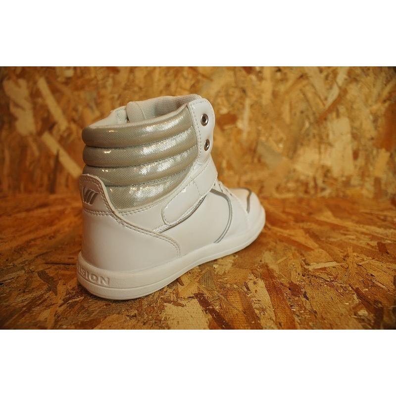 VISION：ヴィジョン 【M.L.K KID'S】 VKR-034J ●ホワイト/シルバー 23.5cm-25cm |  | 02