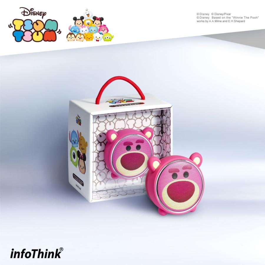 InfoThink Bluetooth スピーカー Bluetooth Speaker 光る ディズニー Disney ツムツム トイ・ストーリー Toy Story ロッツォ Lotso BSP100-Lotso｜equalia｜06