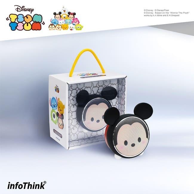 InfoThink Bluetooth スピーカー Bluetooth Speaker 光る ディズニー Disney ツムツム ミッキーマウス Mickey Mouse BSP300-Mickey｜equalia｜03