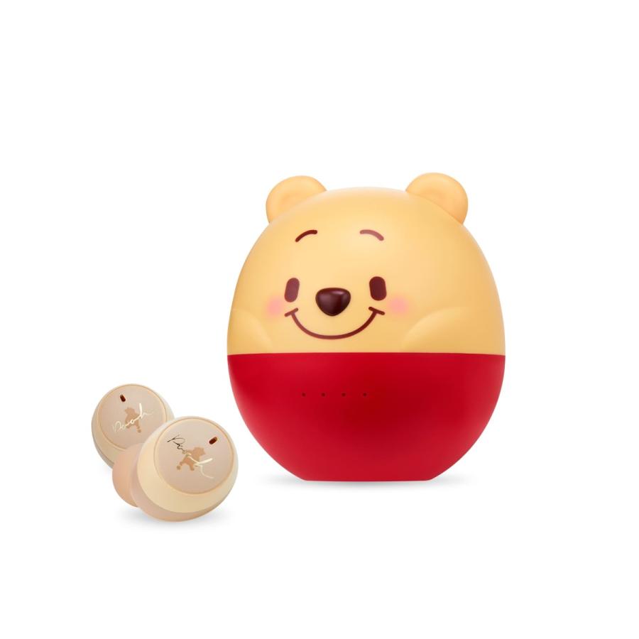【期間限定特価】 InfoThink ワイヤレスイヤホン ノイズキャンセリング Bluetooth Earbuds ディズニー Disney くまのプーさん Winnie the Pooh iTWS100-Winnie02