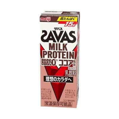 明治 ザバス ミルクプロテイン 脂肪0 ココア風味 200ml×24本 筋トレ　トレーニング　プロテイン　ダイエット｜equipea｜02