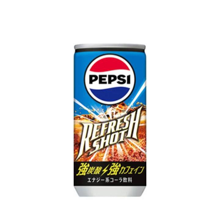 サントリー ペプシ リフレッシュショット 200ml缶×30本 強炭酸 強カフェイン コーラ 箱買い | PEPSI | 01