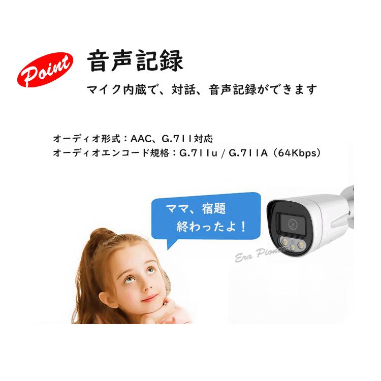 防犯カメラ 屋外 常時録画 SDカード録画 赤外線 暗視 監視カメラ
