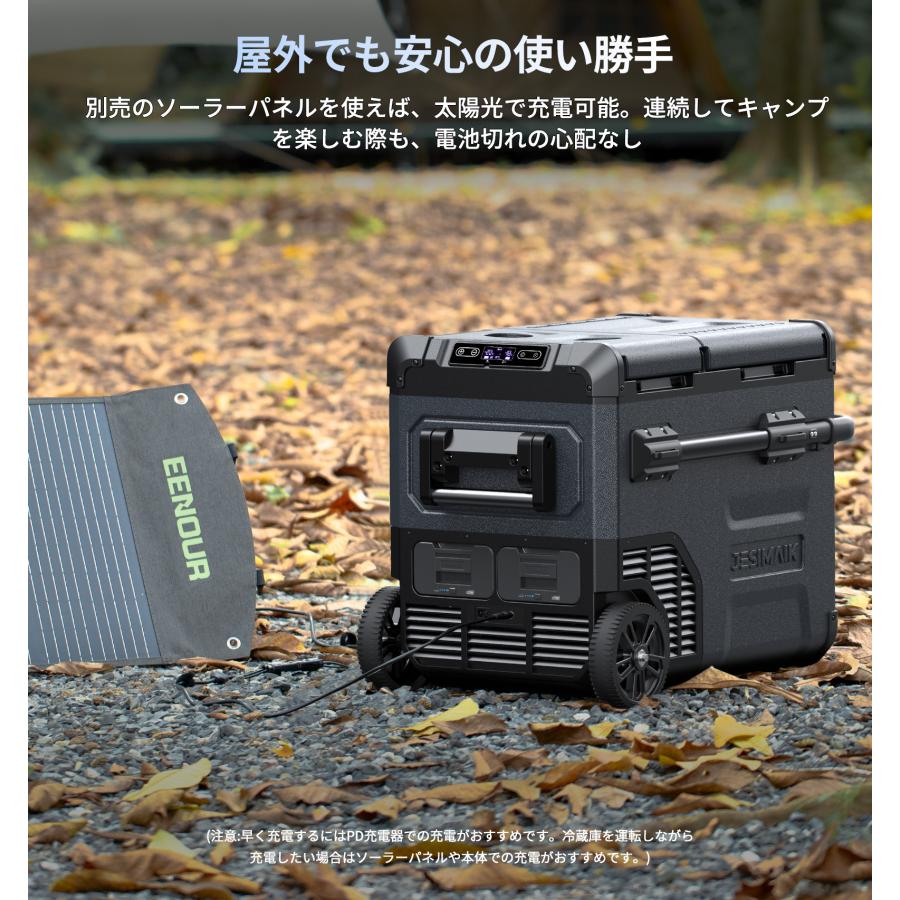 JESIMAIK 冷蔵冷凍庫用バッテリー ポータブル冷蔵庫E20/E28/E45/E55