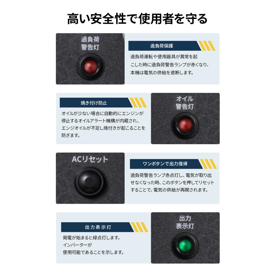 JESIMAIK 爆買 インバーター発電機 発電機 インバーター 1800W 14kg