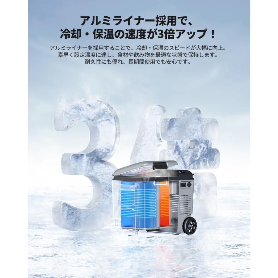 JESIMAIK 【在庫わずか】冷温庫 ポータブル冷蔵庫 20L -18℃〜60