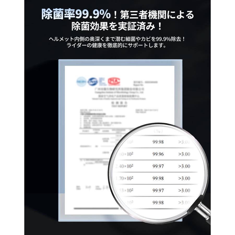 JESIMAIK ヘルメット消臭機 乾燥機 冷風・熱風両用 最短15分速乾 タイマー付き マイナスイオン浄化 紫外線除菌99.9% グローブ消臭 A2S | JESIMAIK | 12