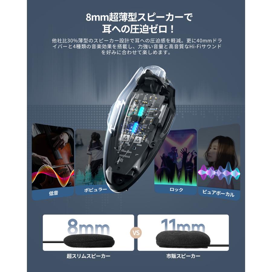 JESIMAIK 2台セット バイク用 インカム 磁気式マウント メッシュ2.0
