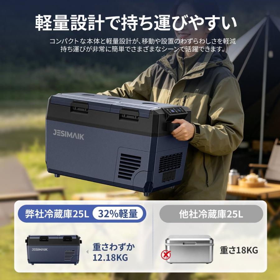 JESIMAIK 8月10日入荷予定 車載冷蔵庫 ポータブル冷蔵庫 -20℃ 急速冷凍