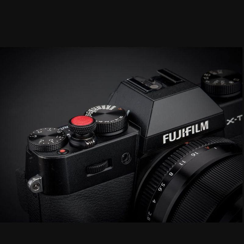 最大43%OFFクーポン最大43%OFFクーポンソフトレリーズ シャッターボタン ブラック ＋ レッド Fuji Fujifilm X100V X-T4  XT4 X-T30 X-T20 X カメラアクセサリー