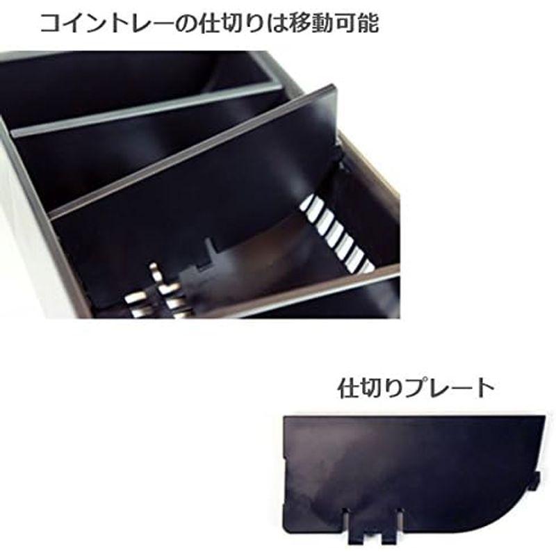ビジコム　手動式　キャッシュドロア　黒　ミニ型　日本製　6硬貨　3札　BC-DW330HP-B