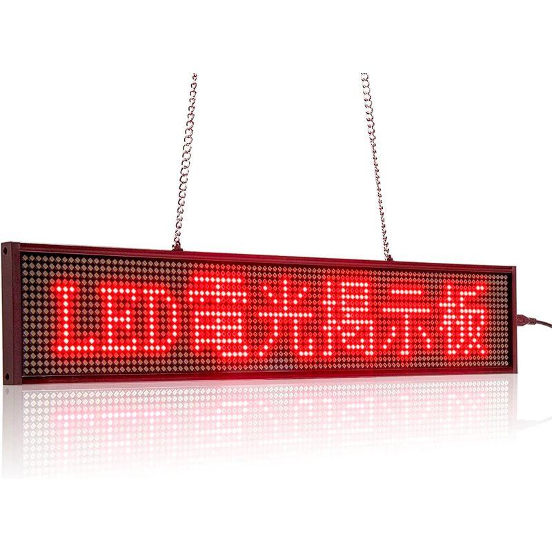 LED電光掲示板 LED看板 超薄型赤色LEDボード 多機能電光看板 流れる文字 店頭看板スマホ対応 Wifi看板 販促 宣伝 業務 屋?用 - 3