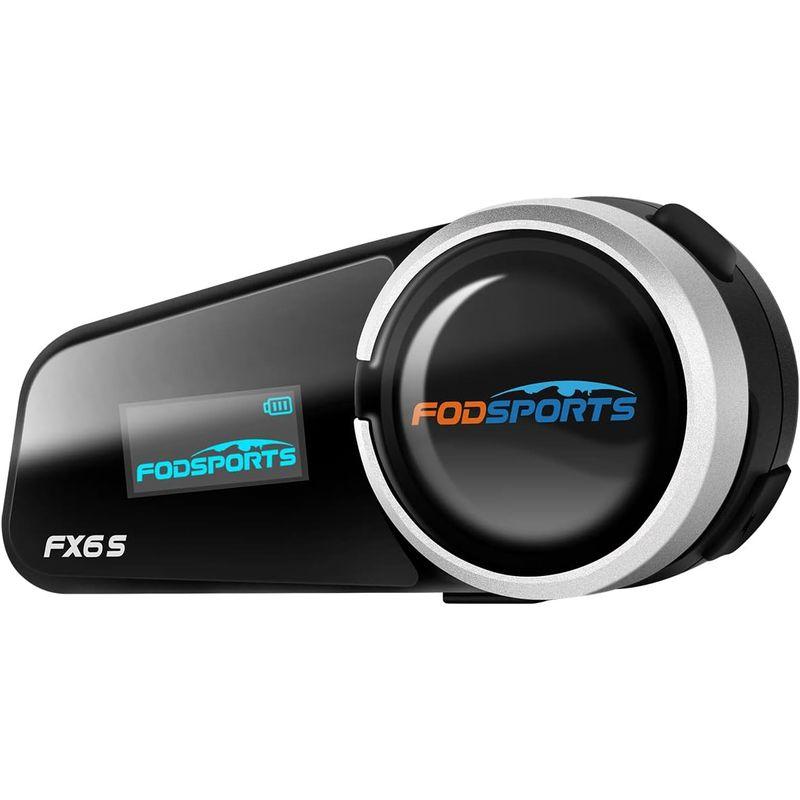 Fodsports バイク インカム FX6 S インカム 6人同時通話 液晶画面表示 FMラジオ 通話自動復帰Bluetooth5.0イン｜erde-shop｜06