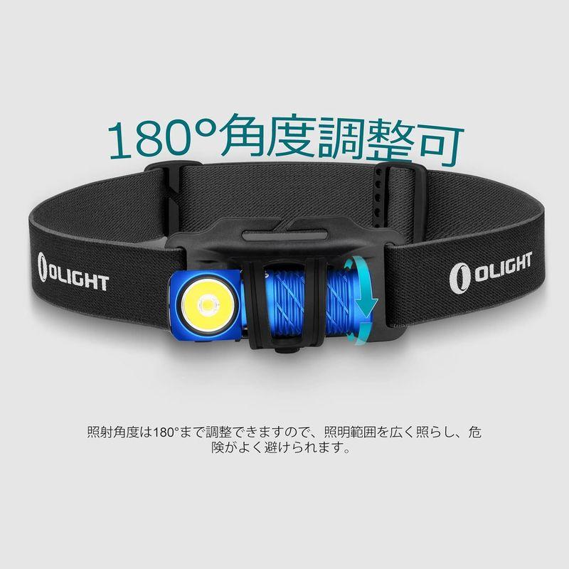 OLIGHT(オーライト) Perun 2 Mini ヘッドライト 懐中電灯兼用 高輝度led 1100ルーメン フラッシュライト 角度調整｜erde-shop｜09