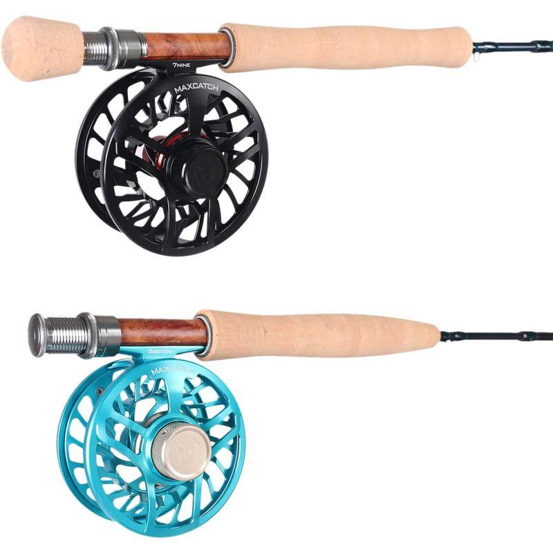 M MAXIMUMCATCH Maxcatch 旅行用フライロッド７本継フライフィッシングロッドケース付 (6weight 9ft 7pie｜erde-shop｜03