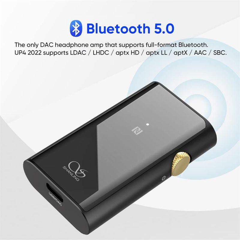 SHANLING UP4 2022 ヘッドフォンアンプ ポータブルバランス Bluetooth5.0 USB DAC 2 x ES9219C｜erde-shop｜05