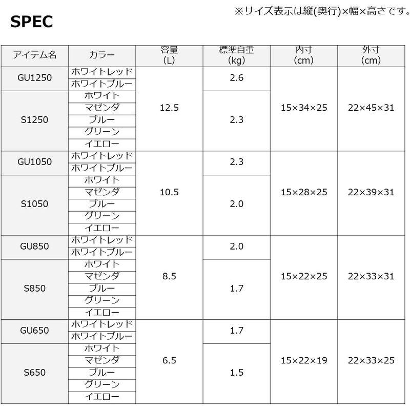 ダイワ(DAIWA) クーラーボックス ミニクール S850 ブルー 小型 8.5リットル 発泡スチロール｜erde-shop｜07