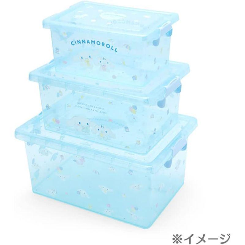 サンリオ フタ付き収納ケースＭ ハローキティ キティちゃん hello kitty クリア収納インテリア キャラクター 32×23×15cm｜erde-shop｜05