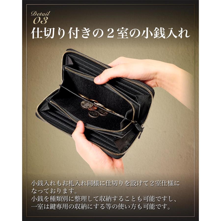 Eredita 長財布 メンズ 本革 財布 メンズ長財布 ラウンド Eredita 長財布 メンズ 本革 財布 メンズ長財布 ラウンド