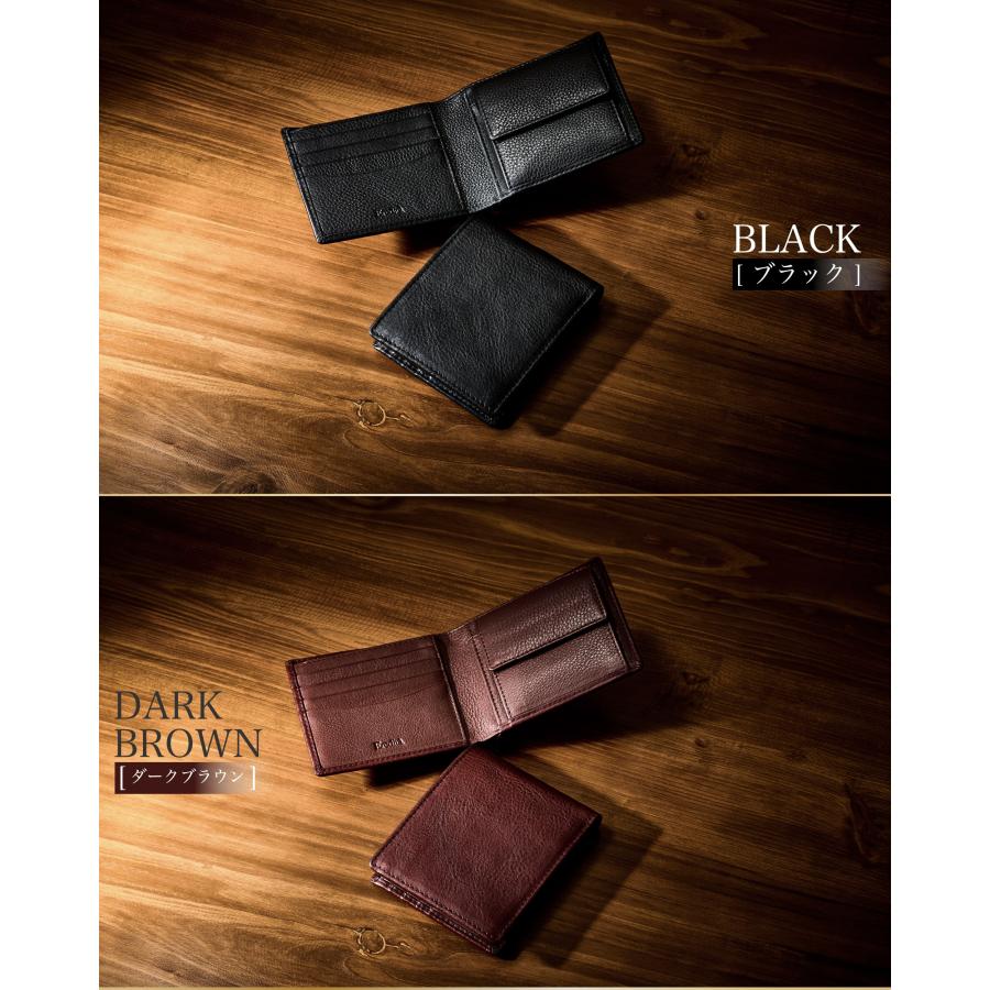 Eredita 財布 メンズ 二つ折り 本革 二つ折り財布 イタリアン レザー