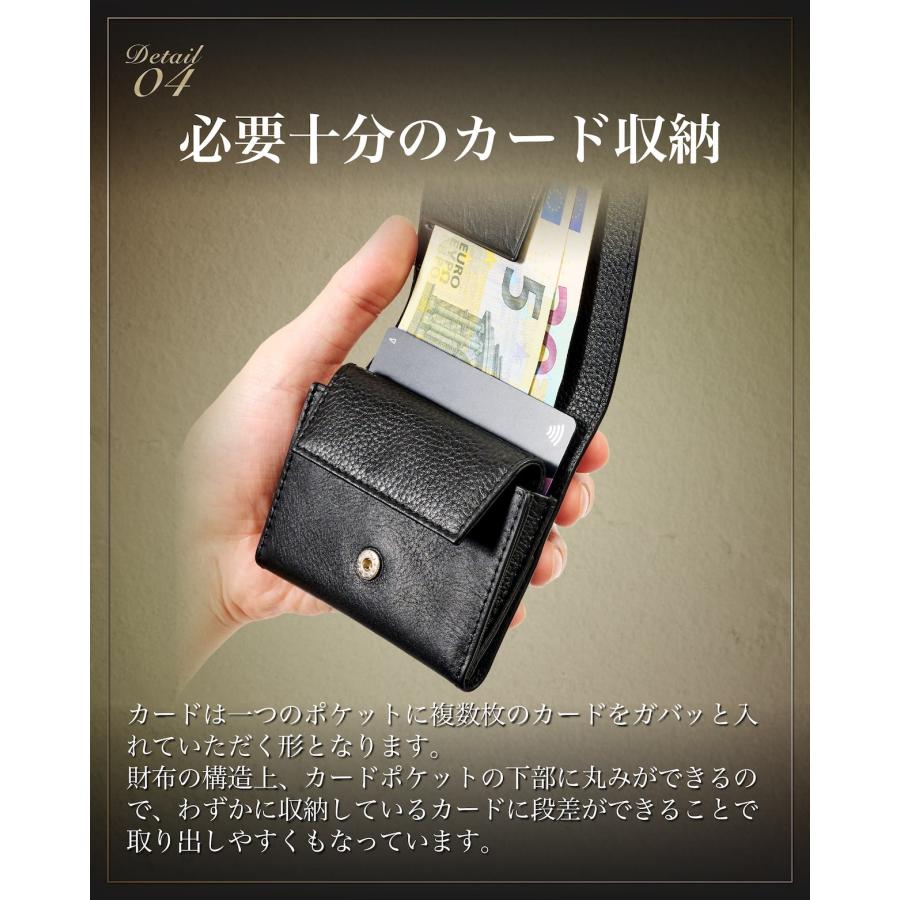 Eredita ミニ財布 メンズ 革 小さい財布 コンパクト 財布 Eredita ミニ財布 メンズ 革 小さい財布 コンパクト 財布