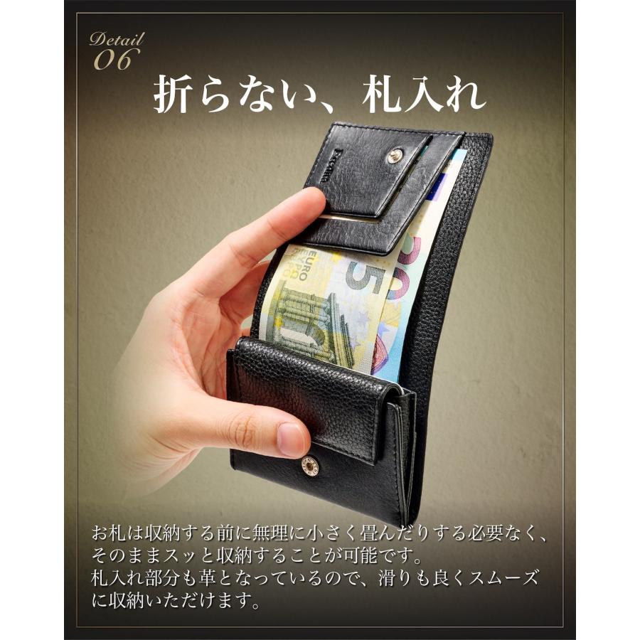 Eredita ミニ財布 メンズ 革 小さい財布 コンパクト 財布 Eredita ミニ財布 メンズ 革 小さい財布 コンパクト 財布