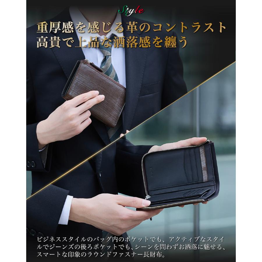 Eredita 財布 ミドルウォレット 小さい長財布 メンズ 短い 長 Eredita 財布 ミドルウォレット 小さい長財布 メンズ 短い 長