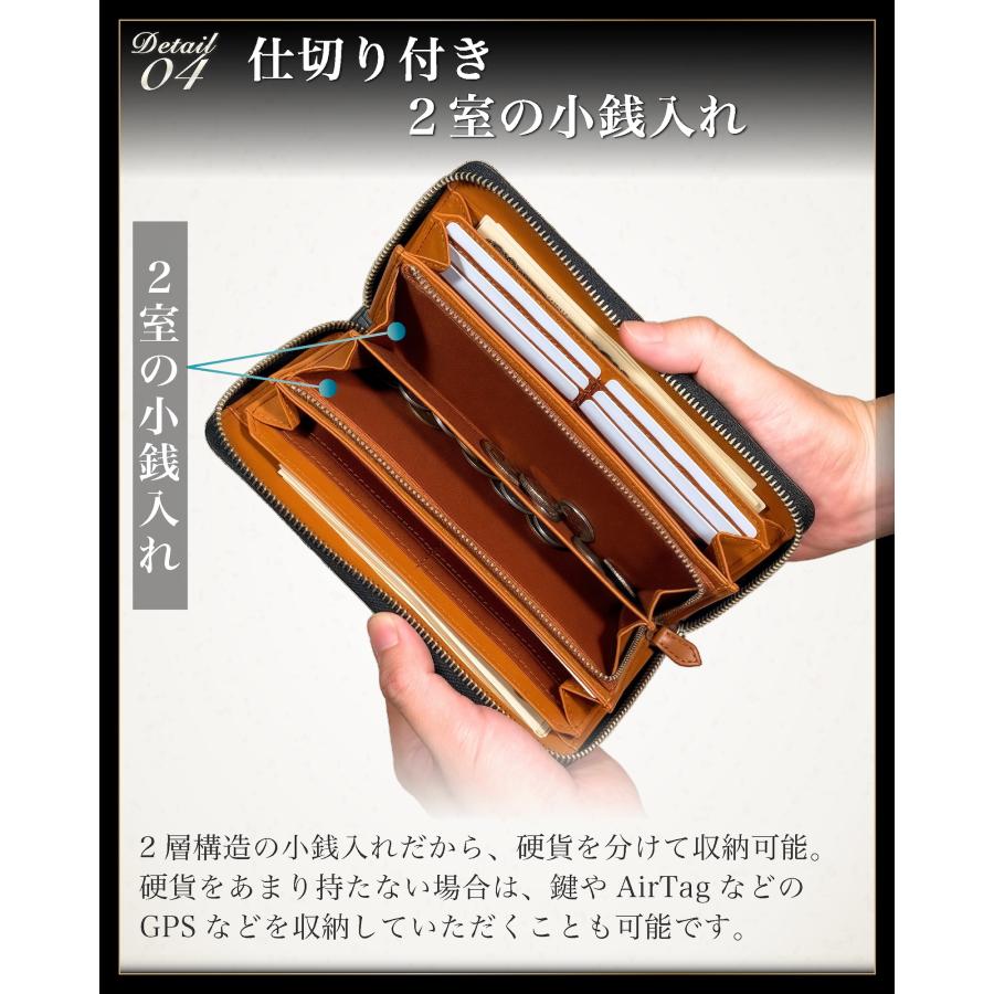 Eredita 財布 メンズ 長財布 本革 大容量 長財布メンズ ラウンド Eredita 財布 メンズ 長財布 本革 大容量 長財布メンズ ラウンド