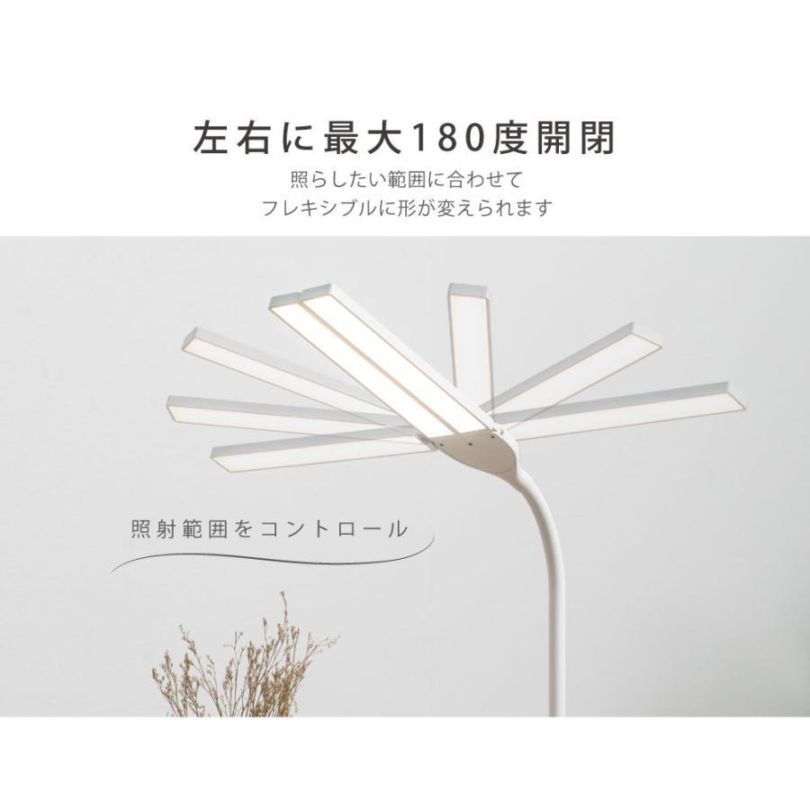 目に優しい LED デスクライト クランプ式 省エネ 調温調色5段階 照明