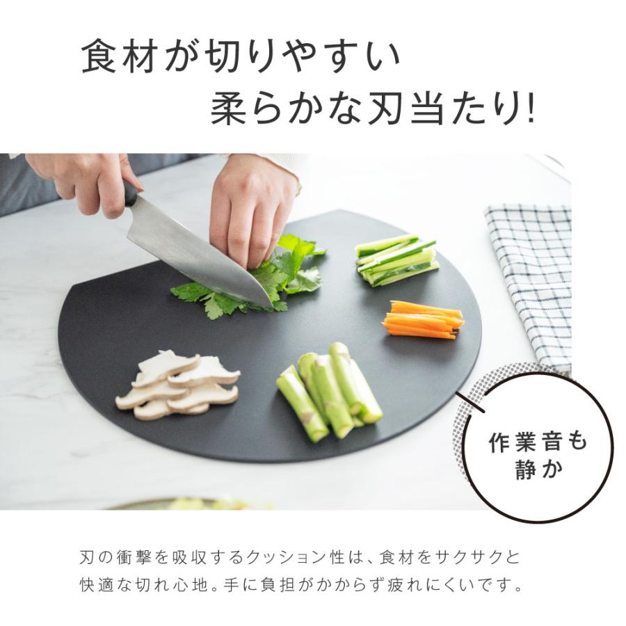 丸いまな板 耐熱 薄型 軽量 食洗機対応 丸型 スリム M/L まないた D型