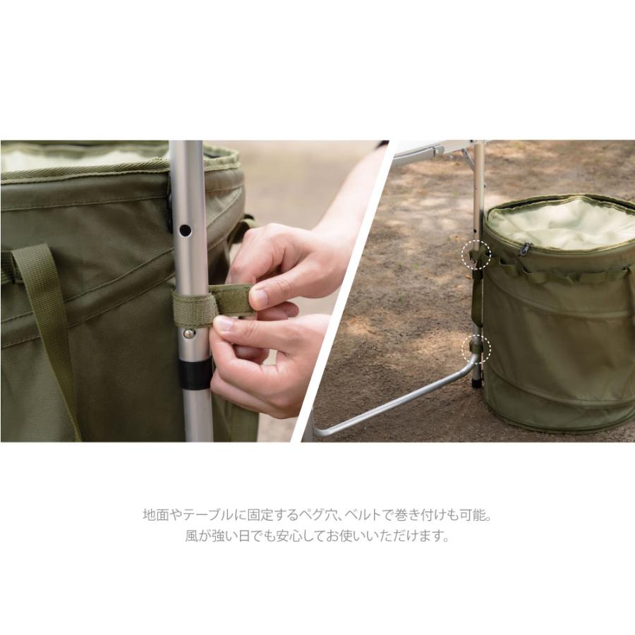 B 現場用 アウトドア 折りたたみ式 ゴミ箱 Lサイズ 持ち運び可 YK 楽天