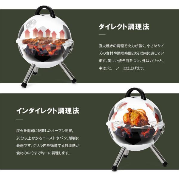 South Light バーベキューコンロ 蓋付き 2-6人用 蒸し焼き スモーク料理 持ち運び便利 キャンプ 焚き火台 組立簡単 BBQ アウトドアsl-klfb |  | 04