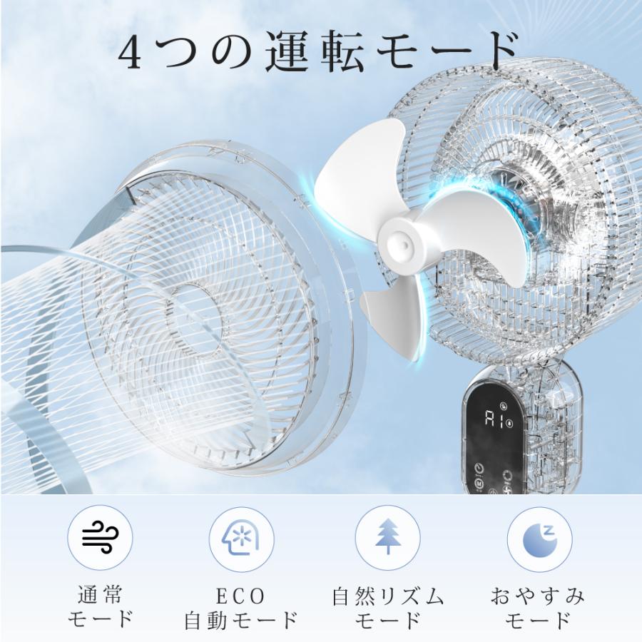 イオン除菌機能付 リビング扇風機 サーキュレーター dcモーター イオン
