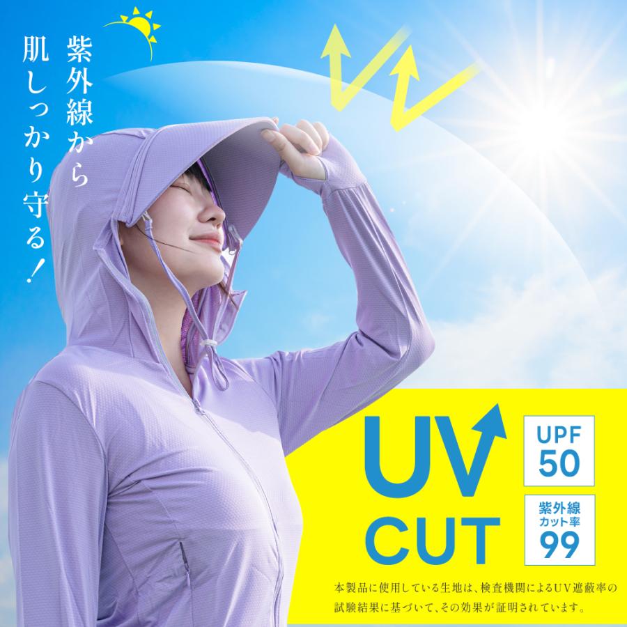UV カットパーカー 夏 長袖 UVカット 冷房対策 UV対策 紫外線対策