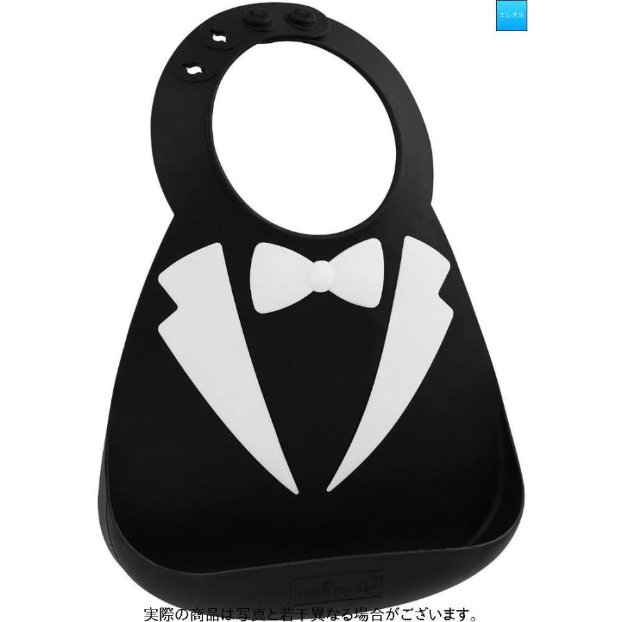 メイクマイデイ シリコン100 のやわらかビブ 6ヵ月 3歳 107 タキシード
