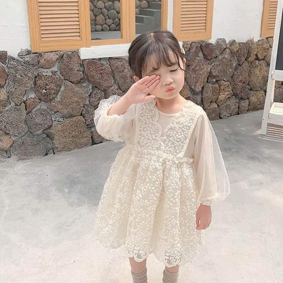 Baby Nest ベビー服 女の子 キッズ ワンピース フォーマル 結婚式 ベビーギフト お宮参り 発表会 七五三 花柄 ベージュ 赤ちゃん 子供 お食い初め食器 食器セット