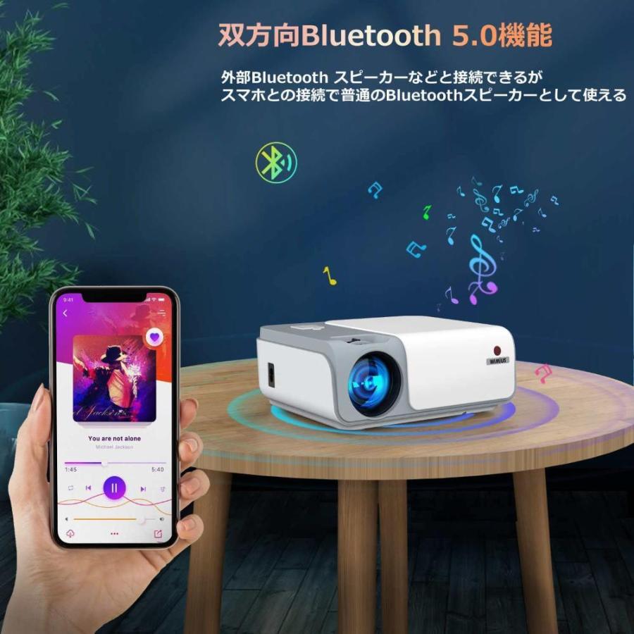 大きな取引 プロジェクター Wimius 9500lm 4 画面ミラーリング 双方向bluetooth5 0 5 0gwifi 解像度リアル1980 1080p カメラアクセサリー Postetelecom Gouv Cg