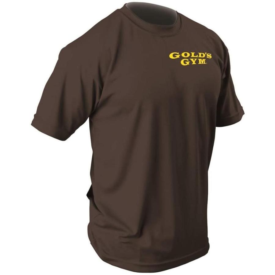 ゴールドジム(GOLD'S GYM) EXゴールズドライTシャツ(G2262スタックライン)BK/XXLサイズ スポーツ用下着（汎用）