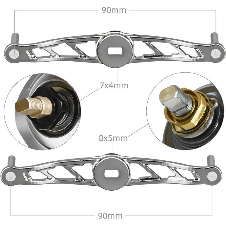 ラウンド Ct オシアコンクエスト 18 用 ベイトリール シマノ 100mm ハンドル ダブル Gomexus ゴメクサス 0 超々ジュラルミン製 用 リール Www Cosmopharmaint Com