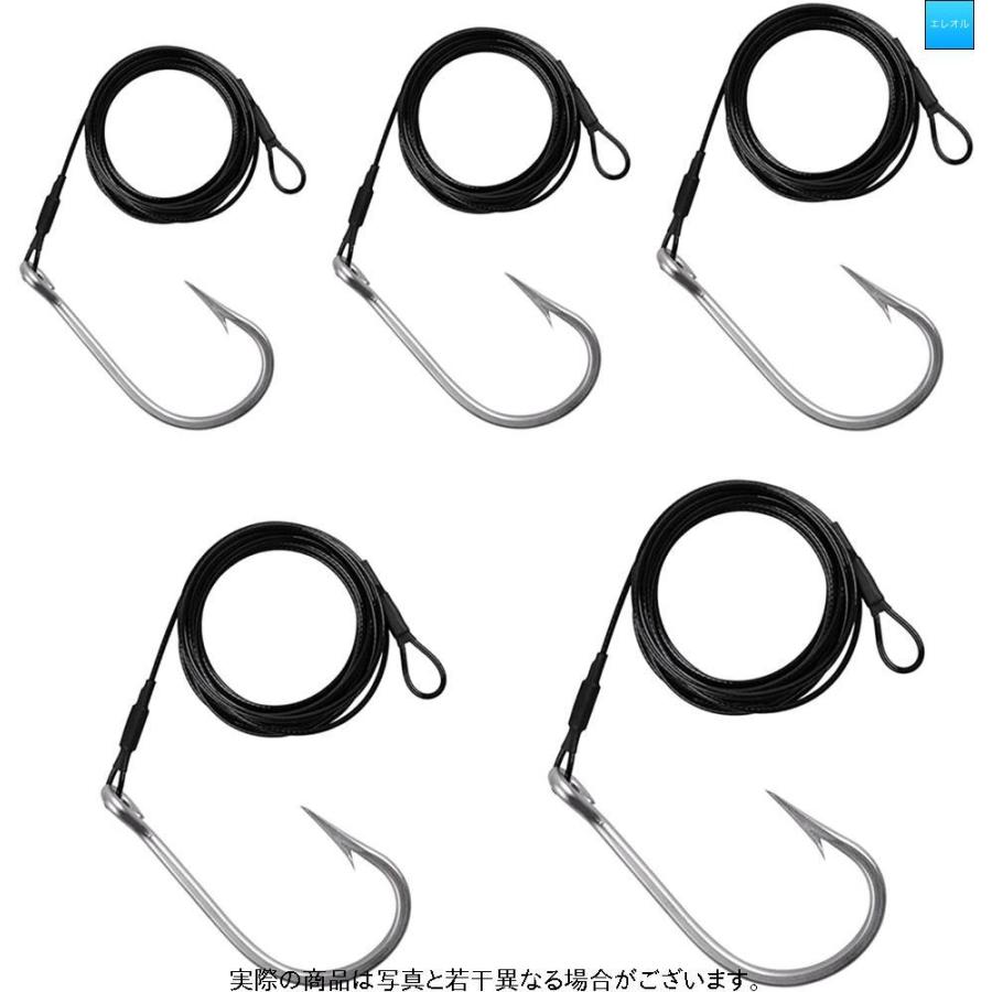 ステンレスねむり釣り針マグロ用 400lb 3本 釣りワイヤーリーダーリグ 大物 海釣り釣り針 大きい ナイロン コーティングケーブル サメ な ケ Gys エレオルyahoo 店 通販 Yahoo ショッピング