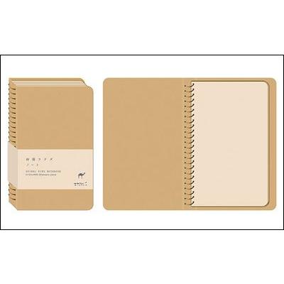 MIDORI（ミドリ） スパイラルリングノート A6スリムサイズ 砂漠ラクダ