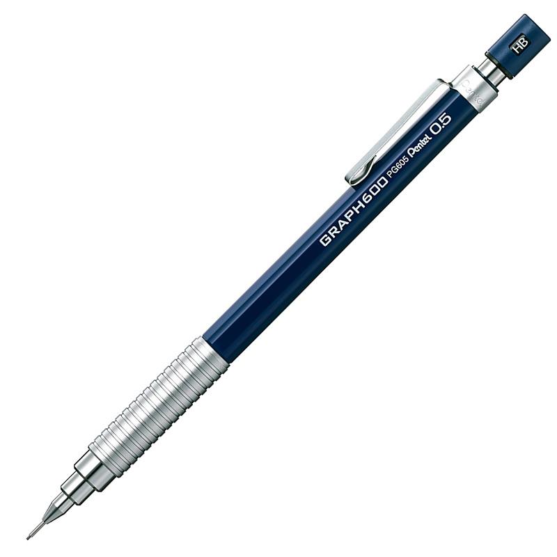 ぺんてる（Pentel） グラフ600 シャープペンシル 0.5mm ブルー PG605